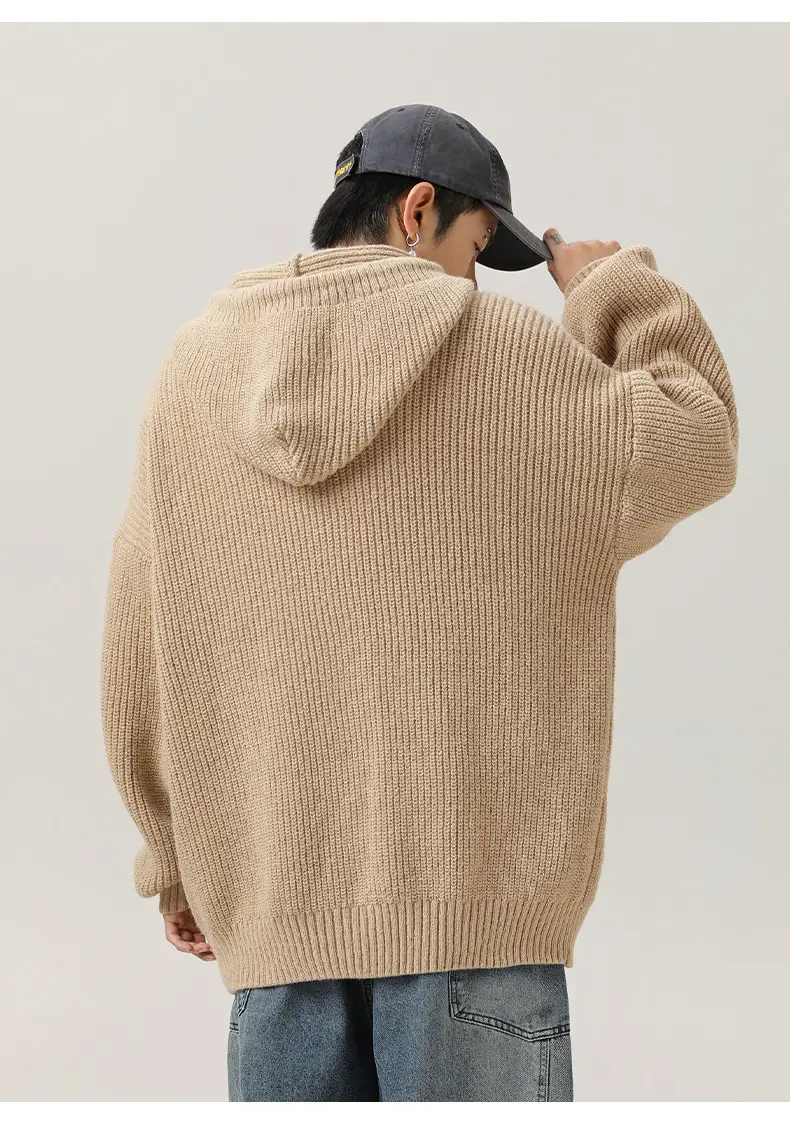 Grey Japanese Style Hooded Sweater Winter 2024 — feature 19