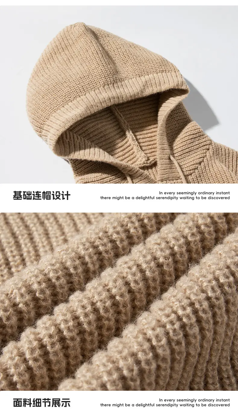 Grey Japanese Style Hooded Sweater Winter 2024 — feature 30