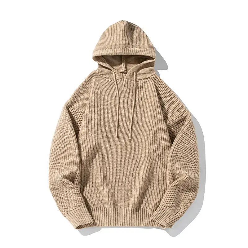 Grey Japanese Style Hooded Sweater Winter 2024 - Image 3