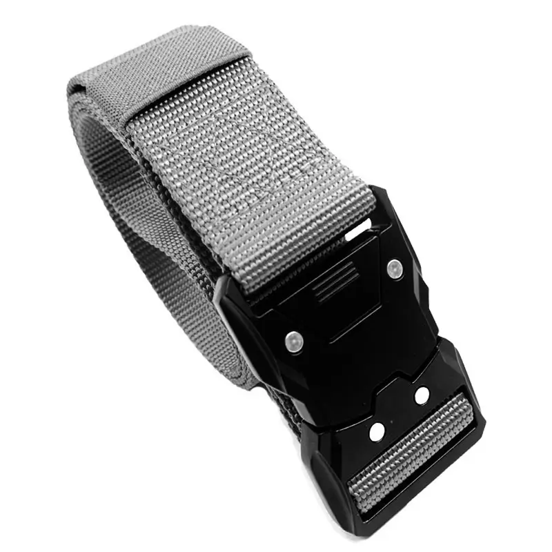 Men's Black Tactical Belt Quick Release Buckle Nylon Multi-Functional - Image 6