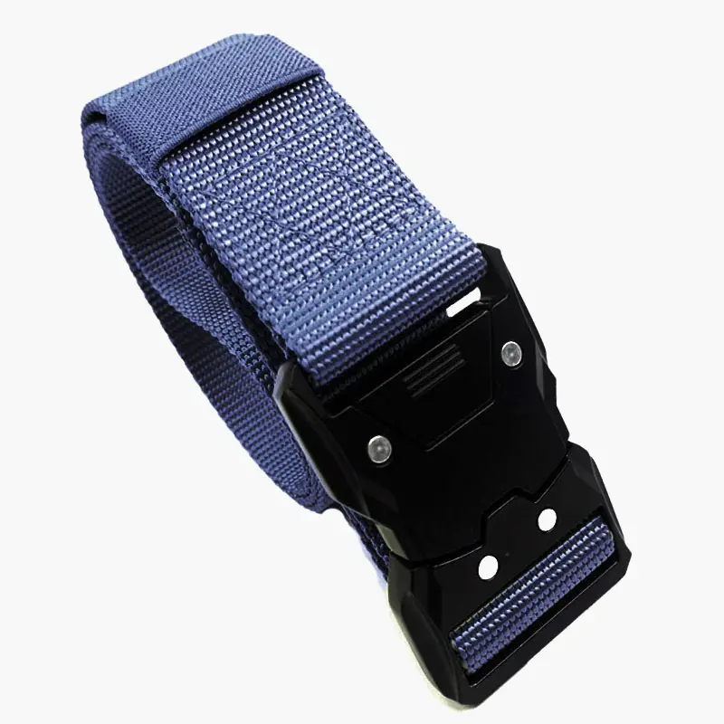 Men's Black Tactical Belt Quick Release Buckle Nylon Multi-Functional - Image 4
