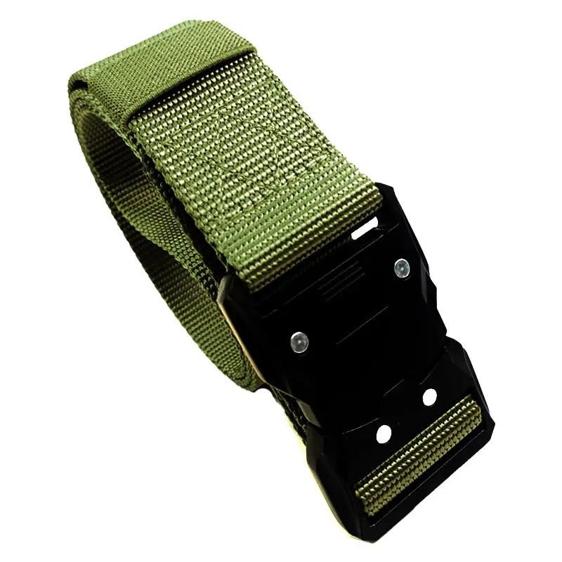 Men's Black Tactical Belt Quick Release Buckle Nylon Multi-Functional - Image 3