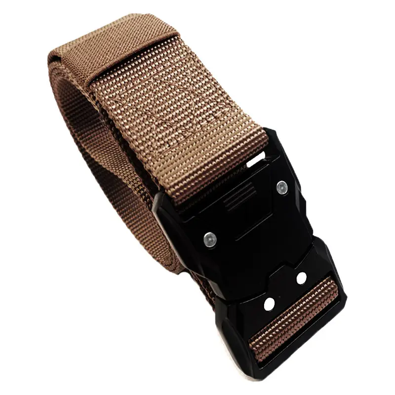 Men's Black Tactical Belt Quick Release Buckle Nylon Multi-Functional - Image 5