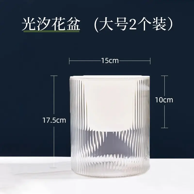 Lazy Green Pot Automatic Absorbent Flower Pot Transparent Plastic Hydroponic Hydroponics Special Flower Pot for Office and Hotel