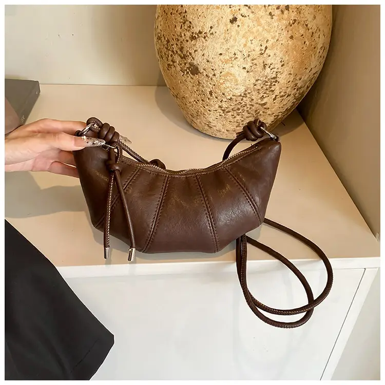 Women Crossbody Bag Brown Leather 2024 Fashion — feature 27