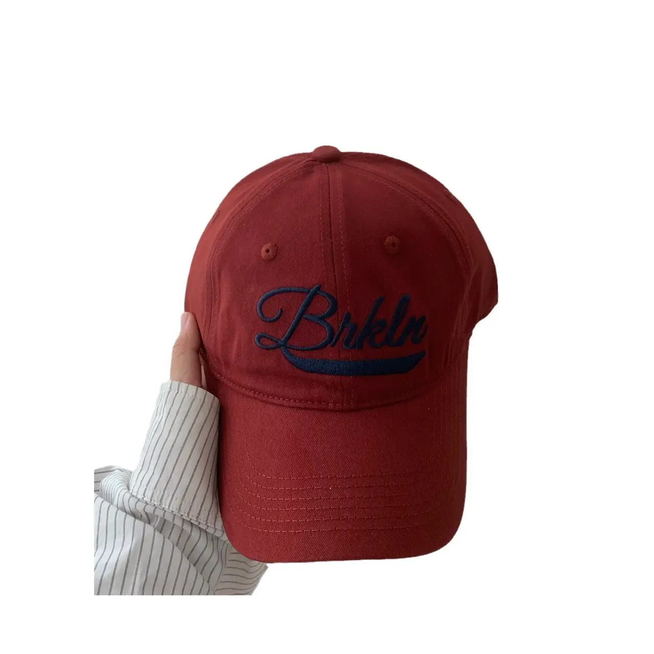 Black Letter Embroidered Baseball Cap for Women - Image 9