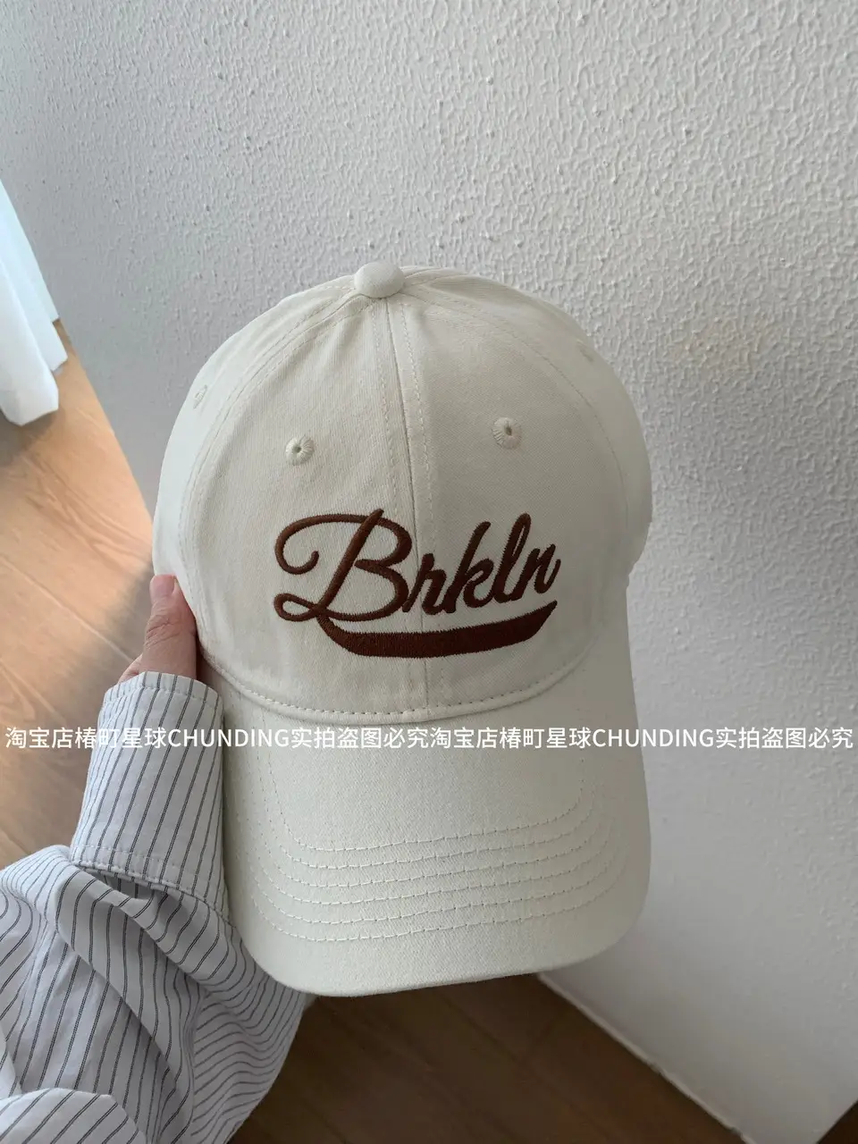 Black Letter Embroidered Baseball Cap for Women — feature 10