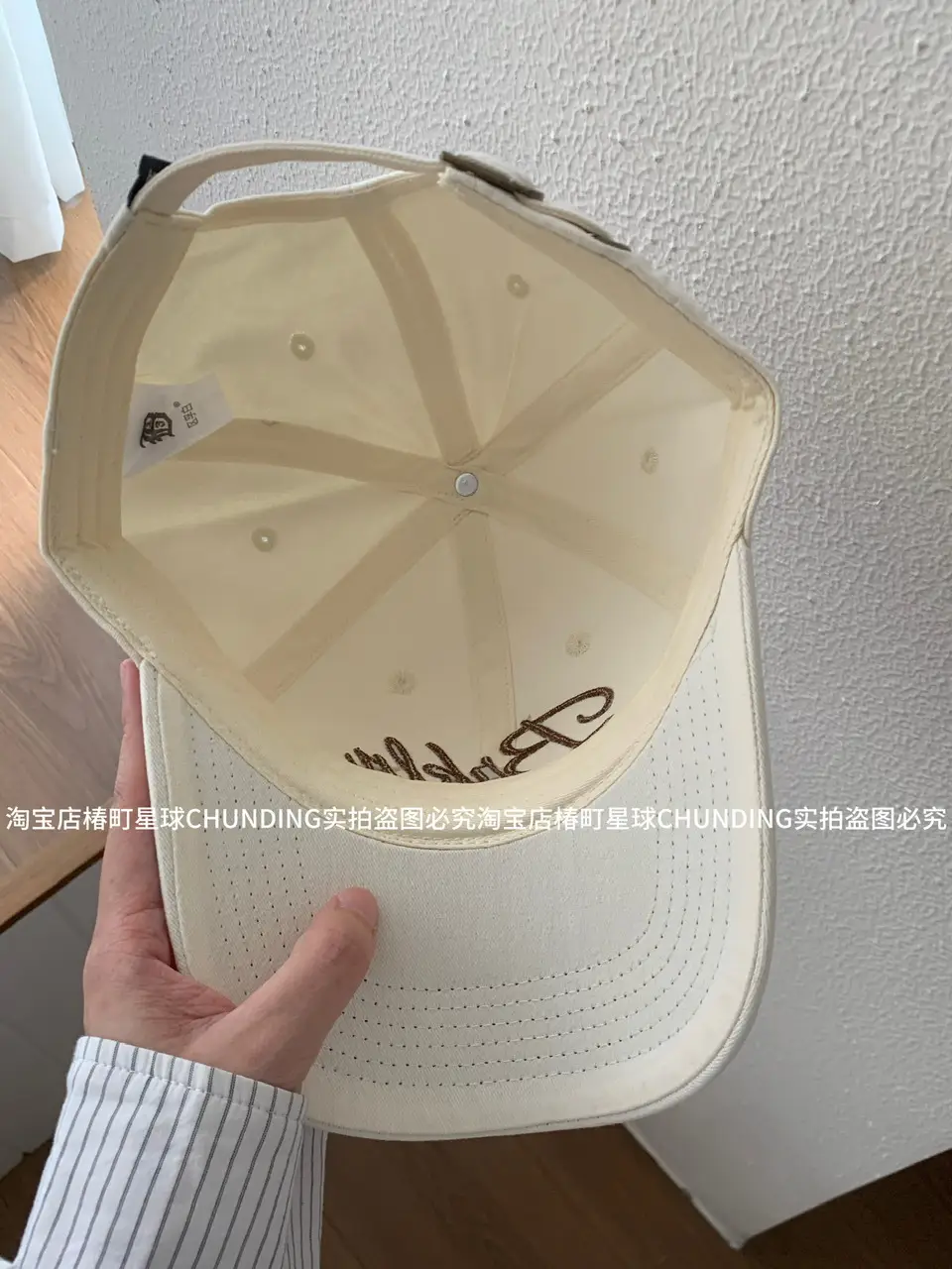 Black Letter Embroidered Baseball Cap for Women — feature 13