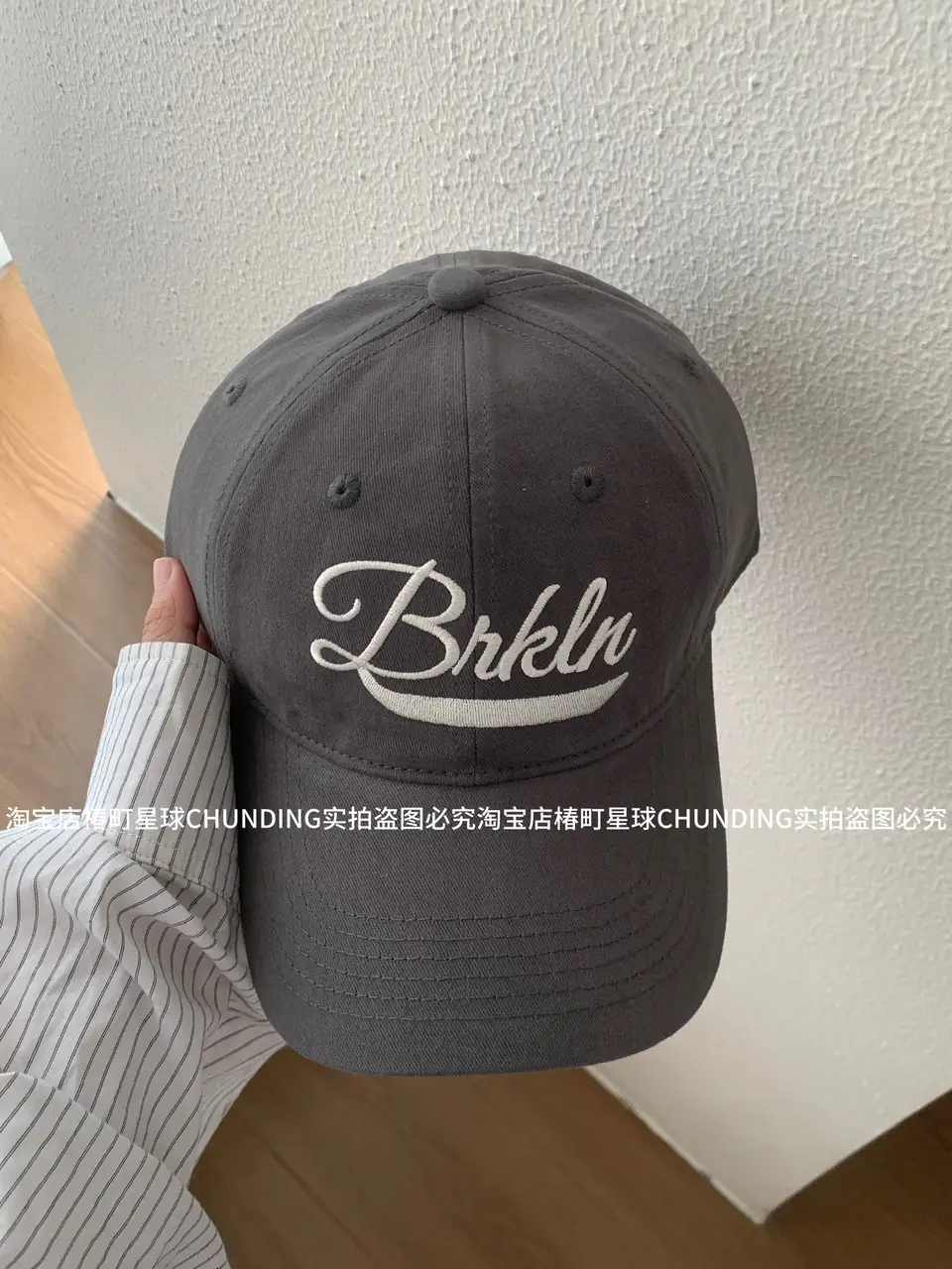 Black Letter Embroidered Baseball Cap for Women — feature 9