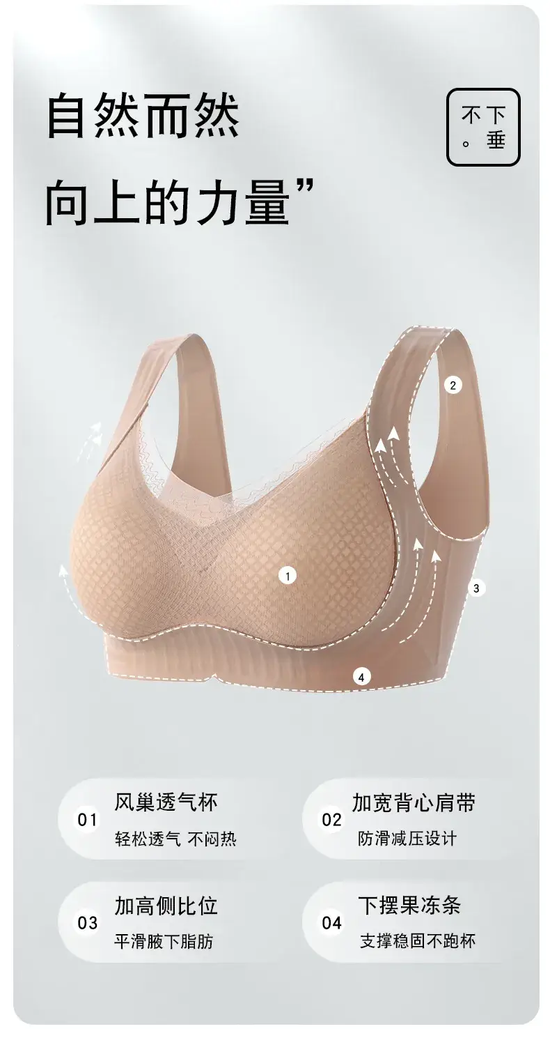 Jelly Soft Support Seamless Underwear Women's Lifting Anti-Sagging — feature 3