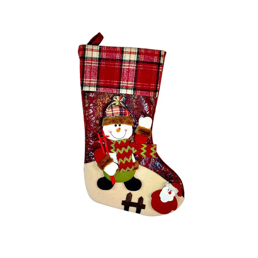 New Cross-Border Christmas Socks 3D Doll Non-Woven - Image 2