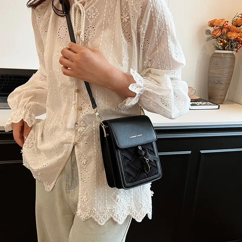 2025 French Style Square Phone Bag for Women - Image 5