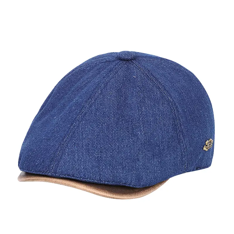 British Retro Duck Tongue Hat for Men Winter - Image 7