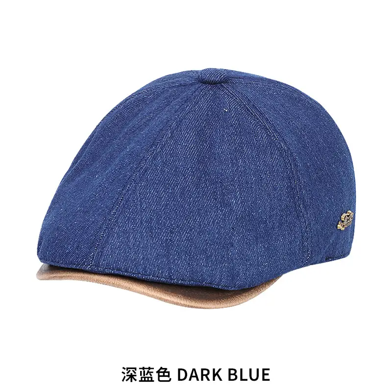 British Retro Duck Tongue Hat for Men Winter - Image 2
