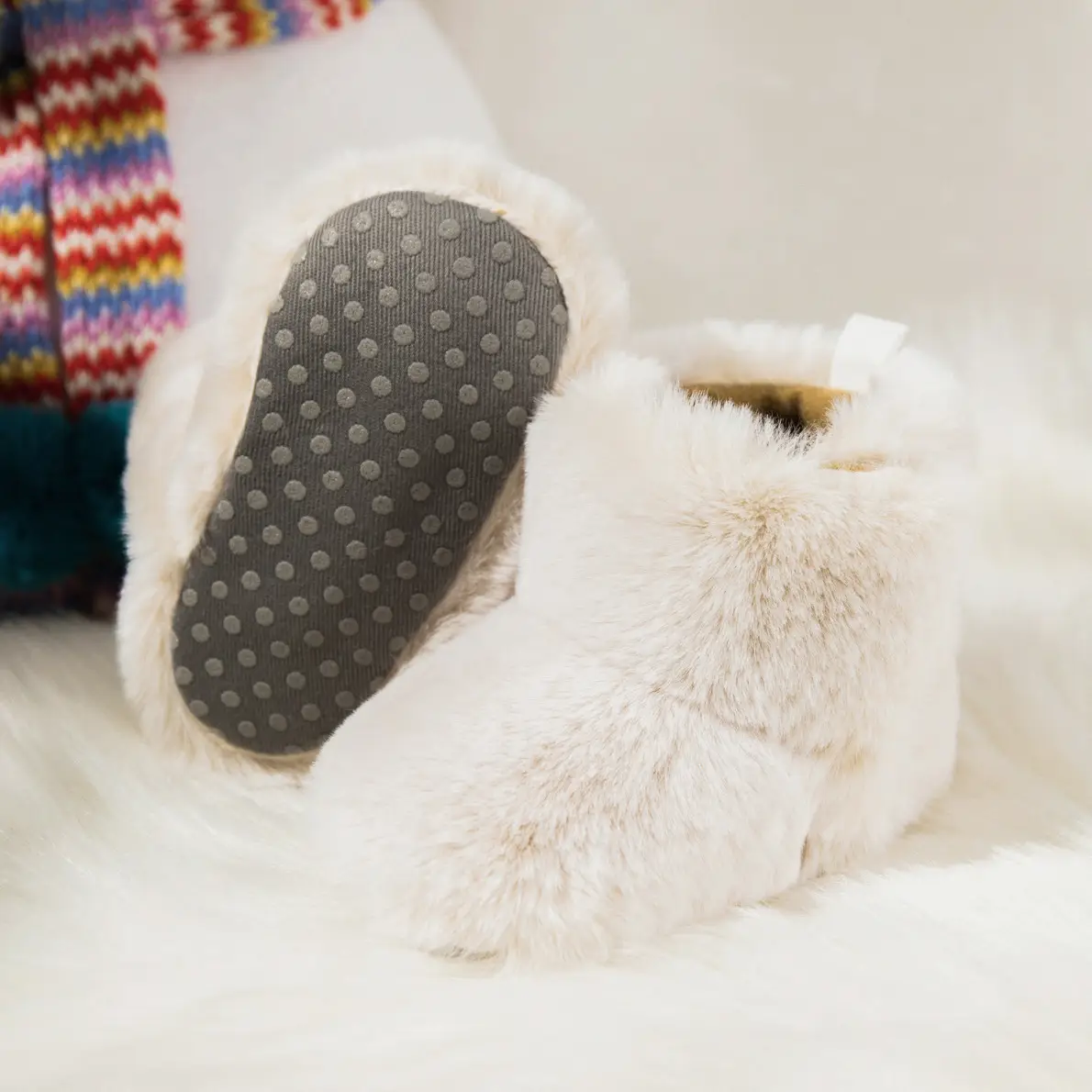 Fleece-Lined Baby Boots for Baby Boys Girls Warm Winter