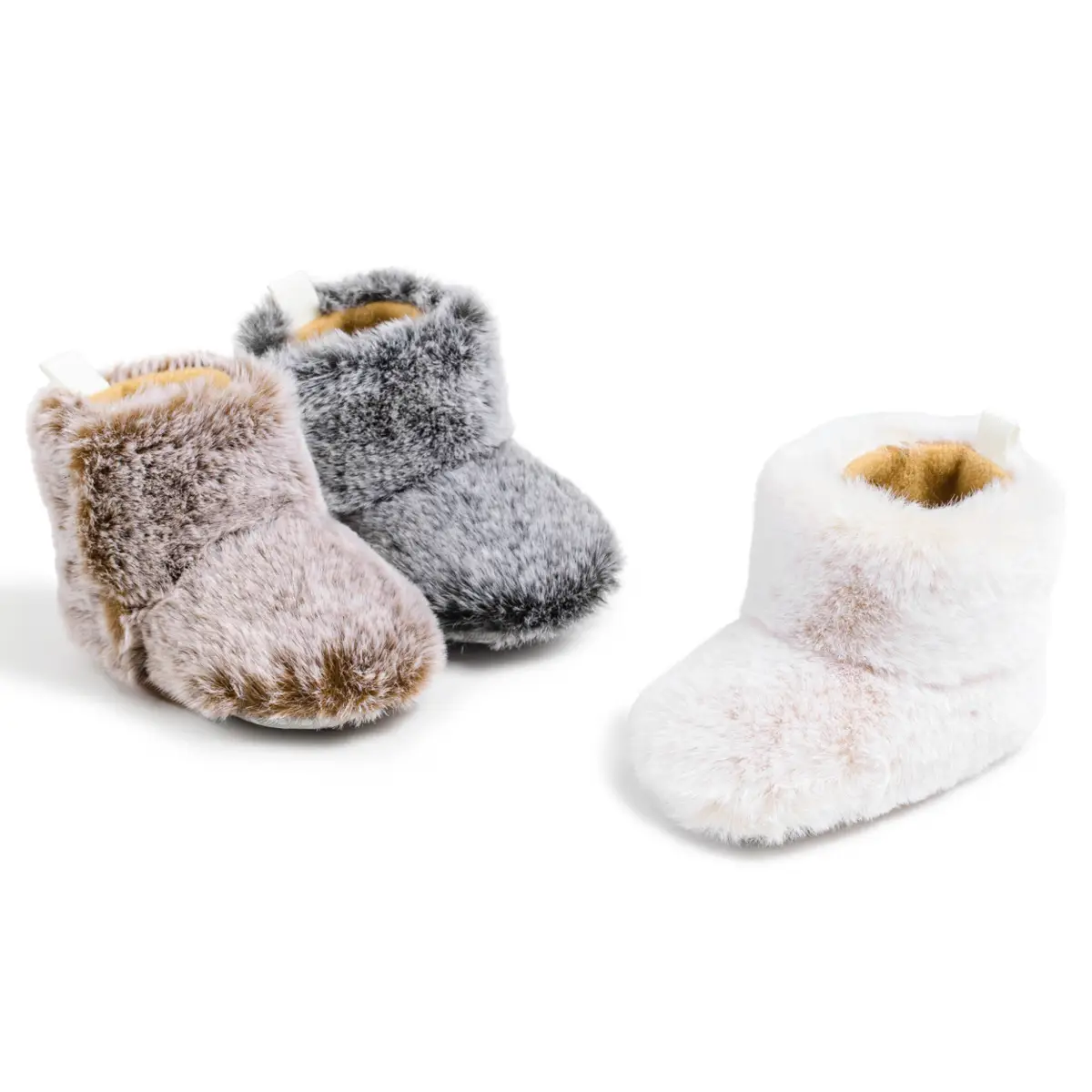 Fleece-Lined Baby Boots for Baby Boys Girls Warm Winter