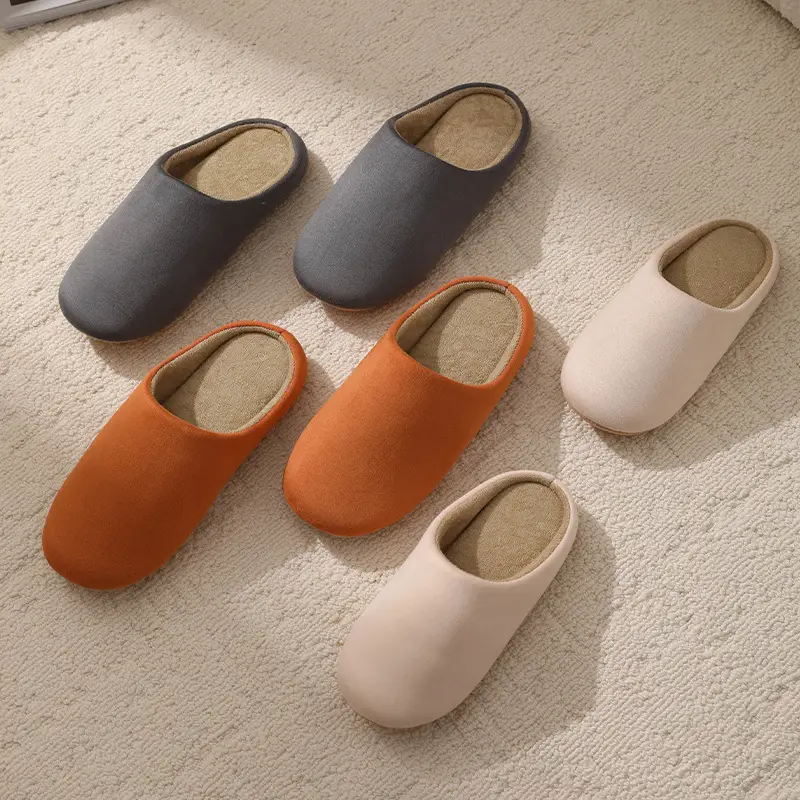Women's Japanese-style Silent Cotton Slippers Spring Autumn - Image 6