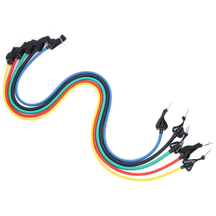 Home fitness tension rope suit multi-function indoor exercise tension device strength training tension rope suit