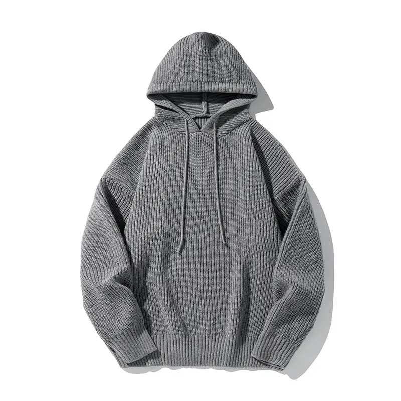 Maroon Hooded Sweatshirt 2024 Winter Casual Wear - Image 2