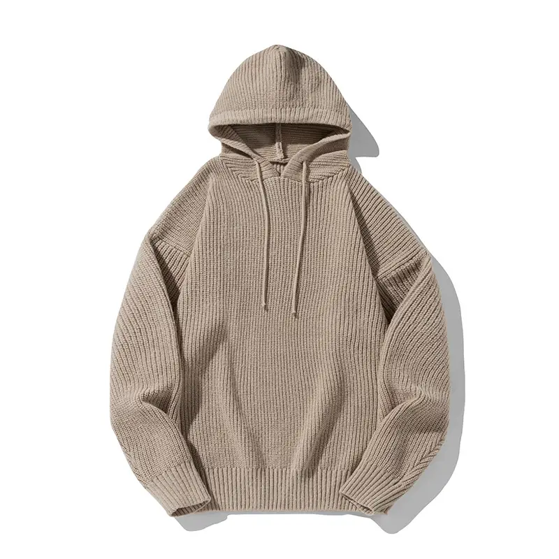 Maroon Hooded Sweatshirt 2024 Winter Casual Wear - Image 3