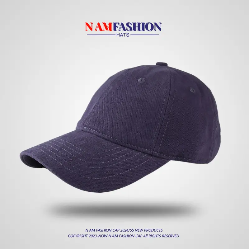 Men's Navy Blue Big Head Cap 2024 Winter — feature 11