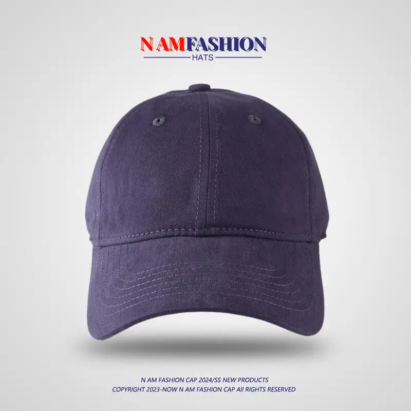 Men's Navy Blue Big Head Cap 2024 Winter — feature 12