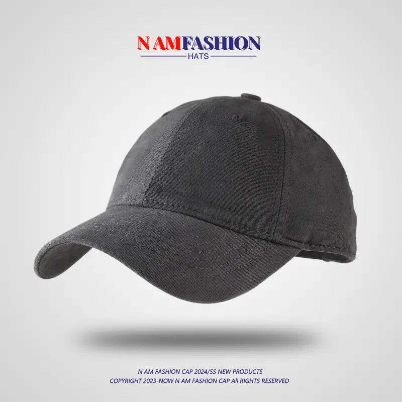 Men's Navy Blue Big Head Cap 2024 Winter - Image 6