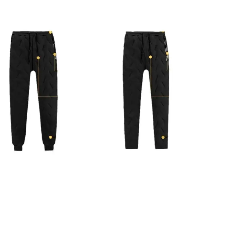 Lamb Velvet Pants Men Fleece Warm Extra Large