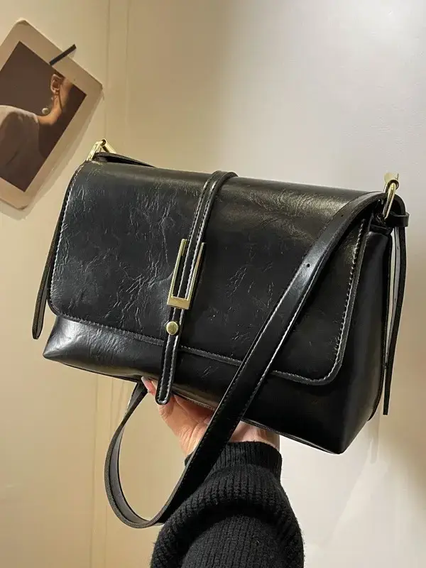 Retro Fashion Crossbody Bag Women 2026 Square High End - Image 6