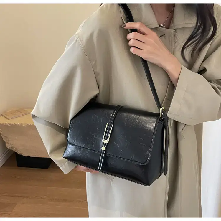 Retro Fashion Crossbody Bag Women 2026 Square High End — feature 25