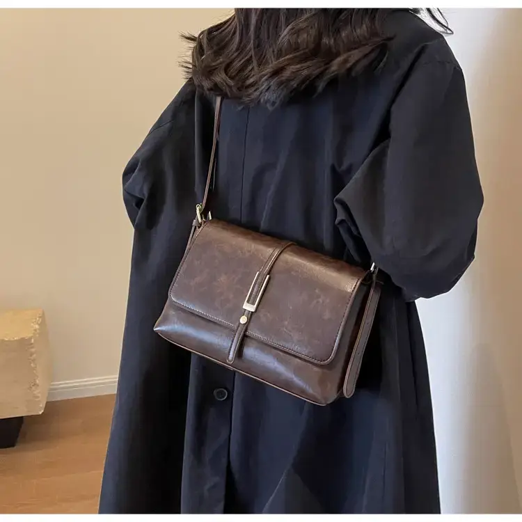 Retro Fashion Crossbody Bag Women 2026 Square High End — feature 26