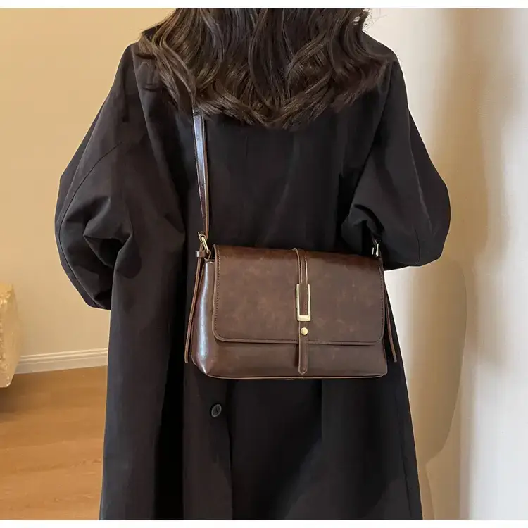 Retro Fashion Crossbody Bag Women 2026 Square High End — feature 27
