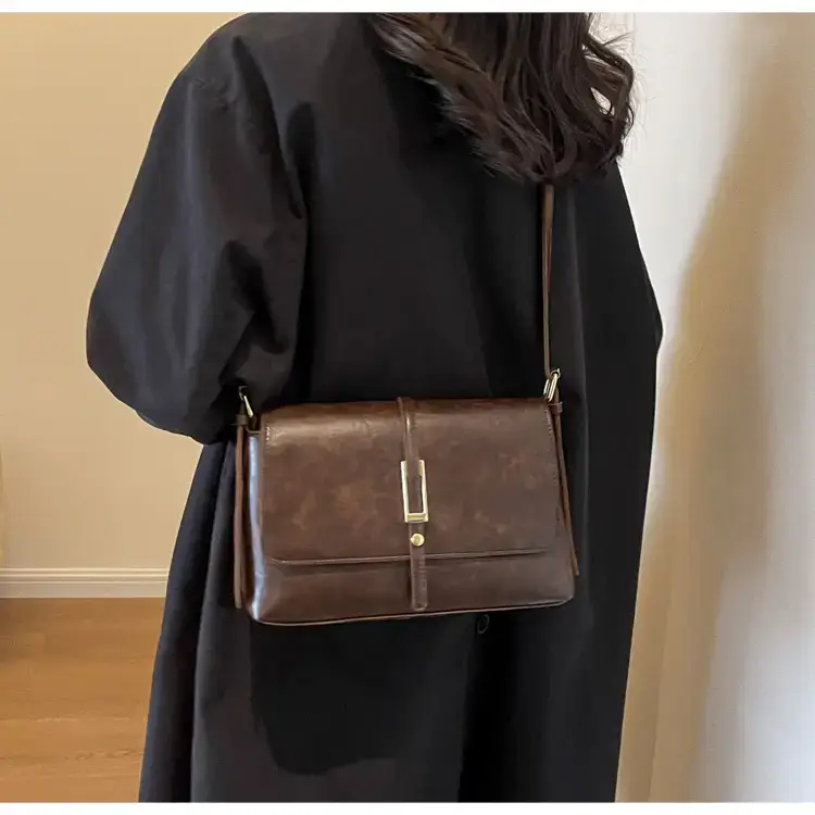 Retro Fashion Crossbody Bag Women 2026 Square High End — feature 28