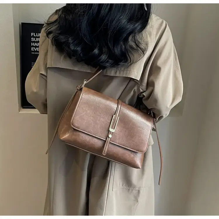 Retro Fashion Crossbody Bag Women 2026 Square High End — feature 34