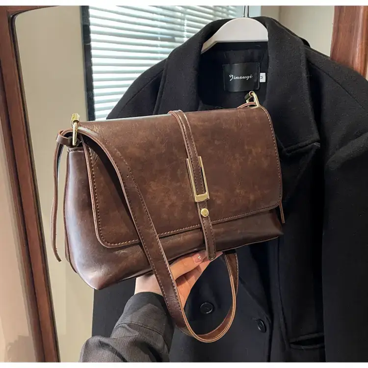 Retro Fashion Crossbody Bag Women 2026 Square High End — feature 42