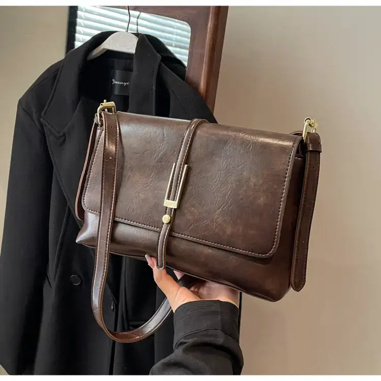 Retro Fashion Crossbody Bag Women 2026 Square High End — feature 43