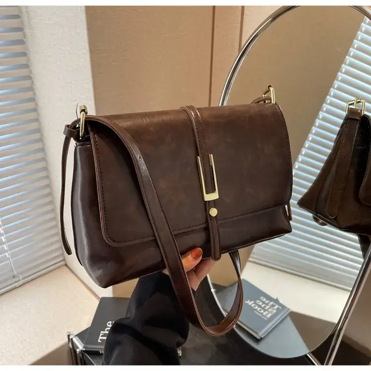 Retro Fashion Crossbody Bag Women 2026 Square High End — feature 45