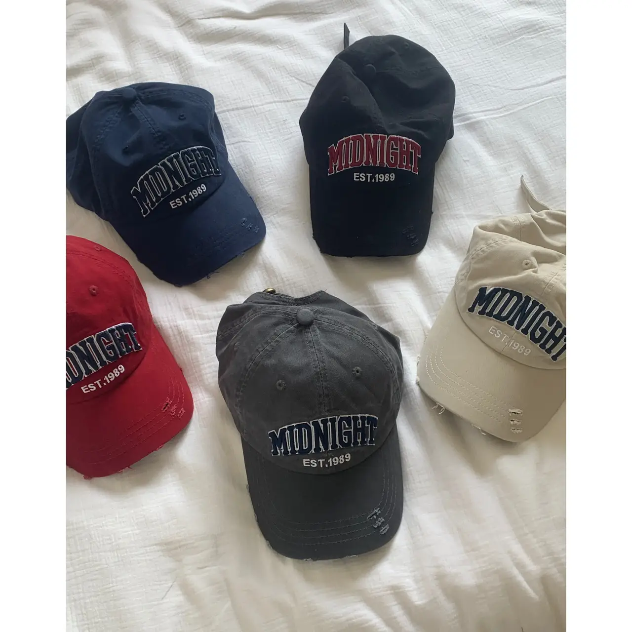 American Girl Street Dressed Rake Baseball Cap Embroidered Letter Large Head Circumference Cap - Image 9