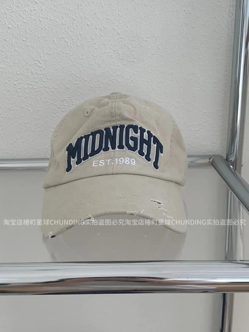 American Girl Street Dressed Rake Baseball Cap Embroidered Letter Large Head Circumference Cap - Image 4