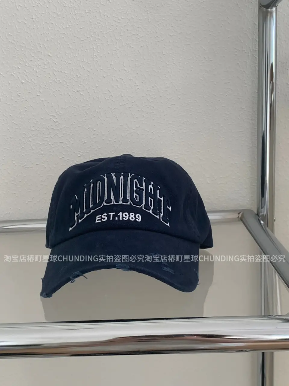 American Girl Street Dressed Rake Baseball Cap Embroidered Letter Large Head Circumference Cap - Image 5