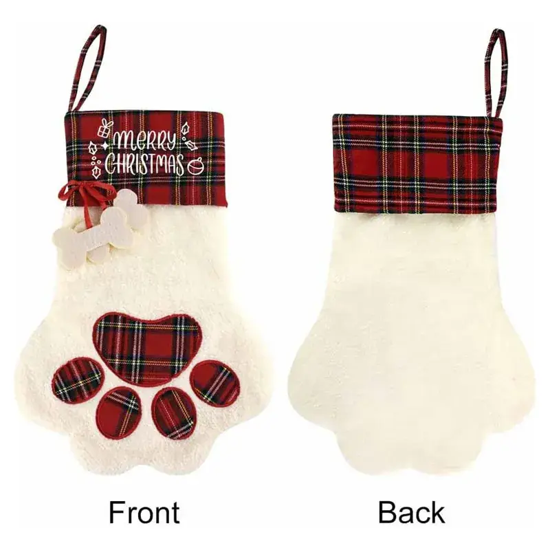 Custom Dog Paw Christmas Stockings Set for Kids — feature 15