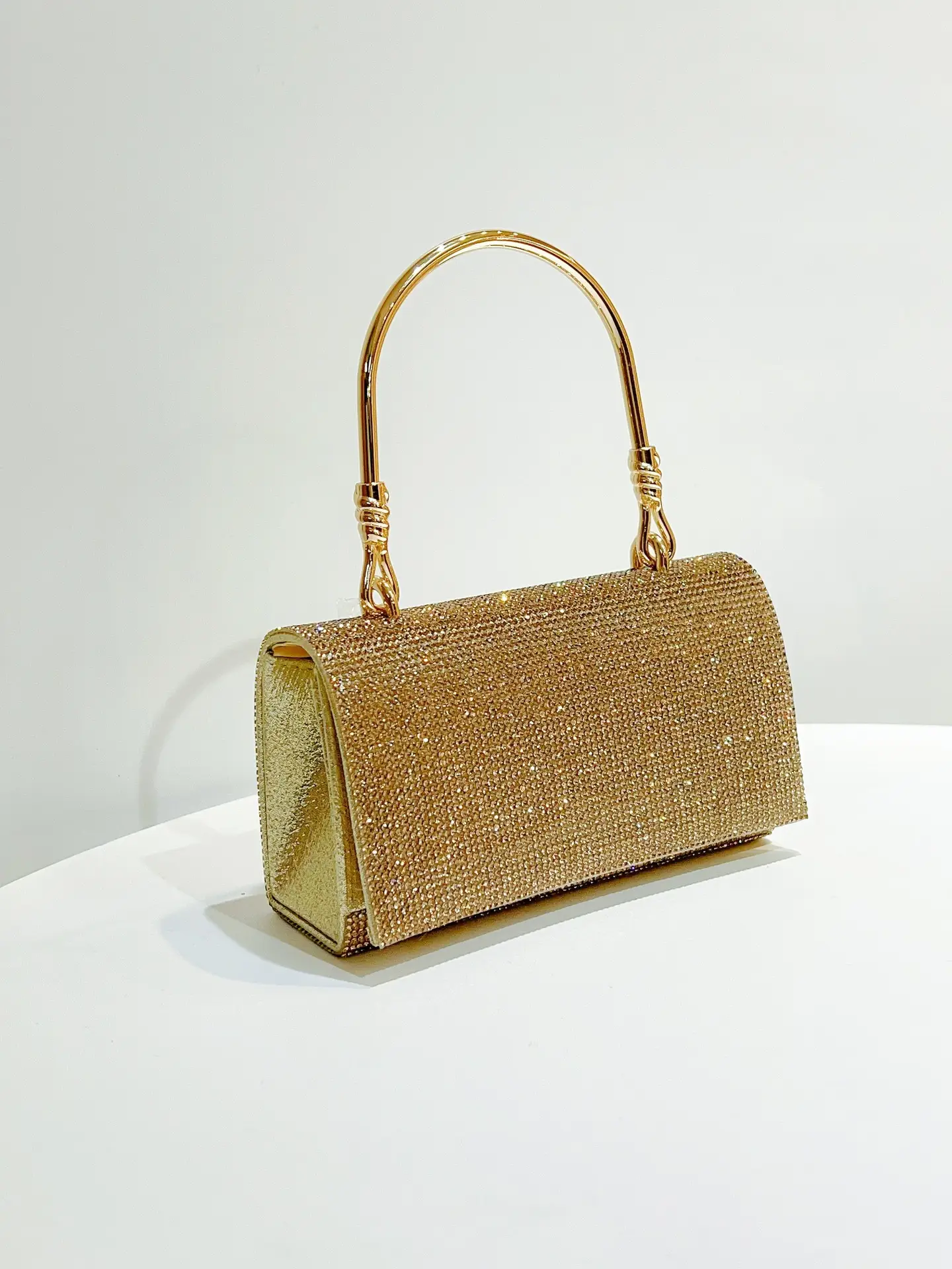Full Diamond Shiny Gold Handbag for Women — feature 20