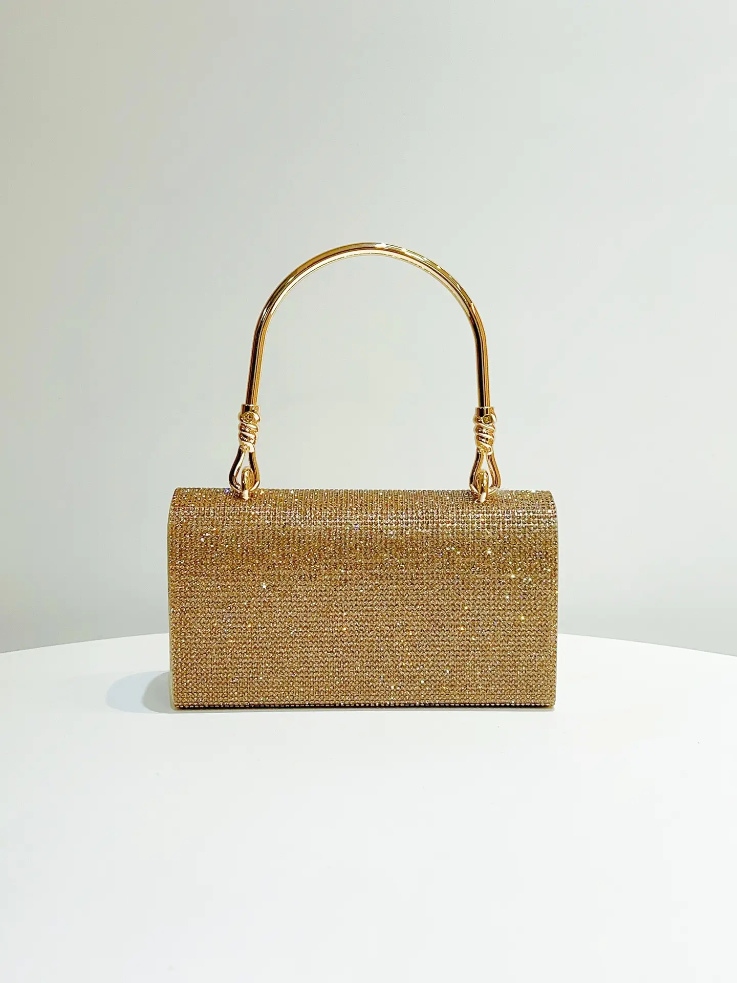 Full Diamond Shiny Gold Handbag for Women — feature 21