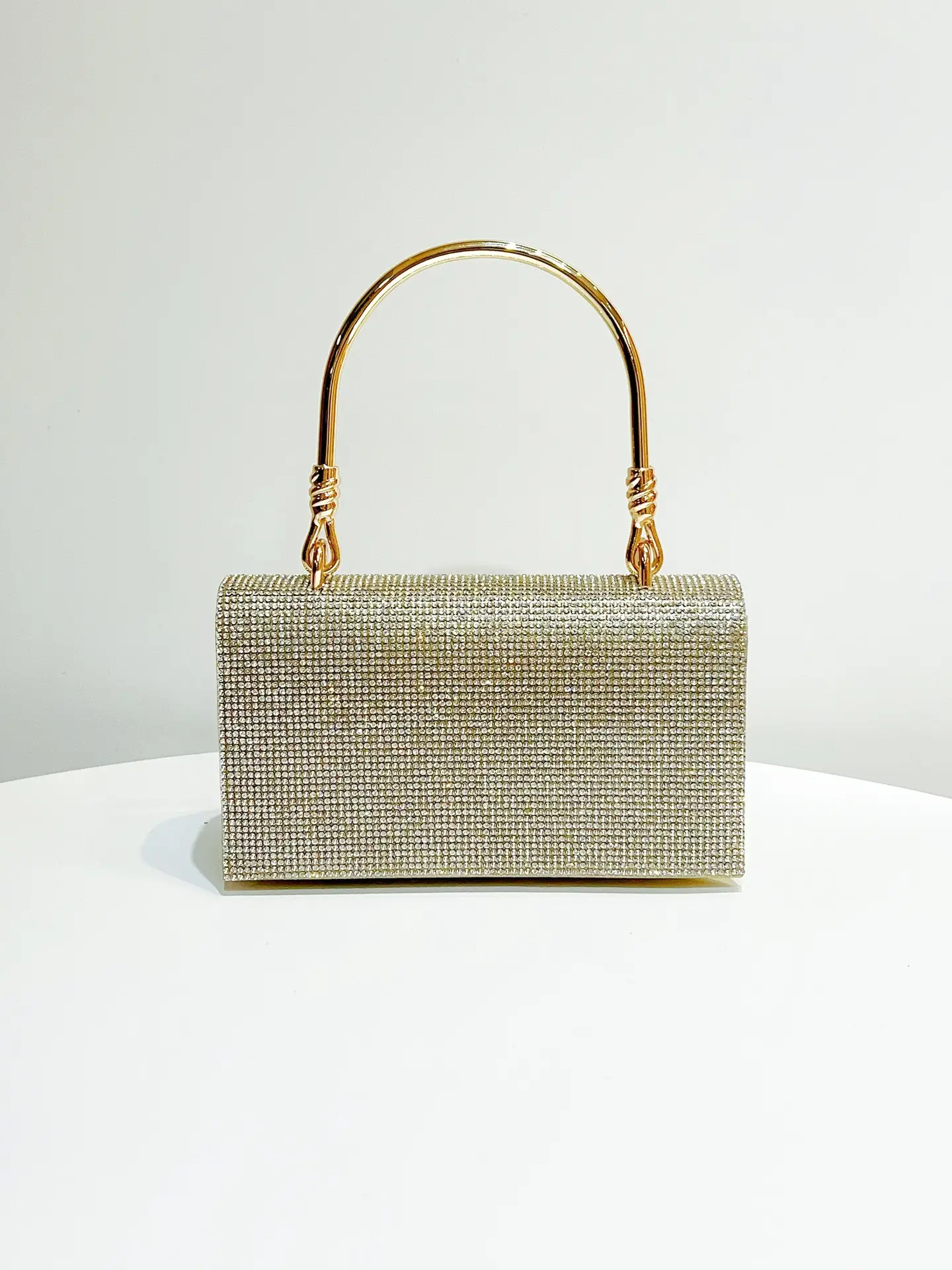 Full Diamond Shiny Gold Handbag for Women — feature 23