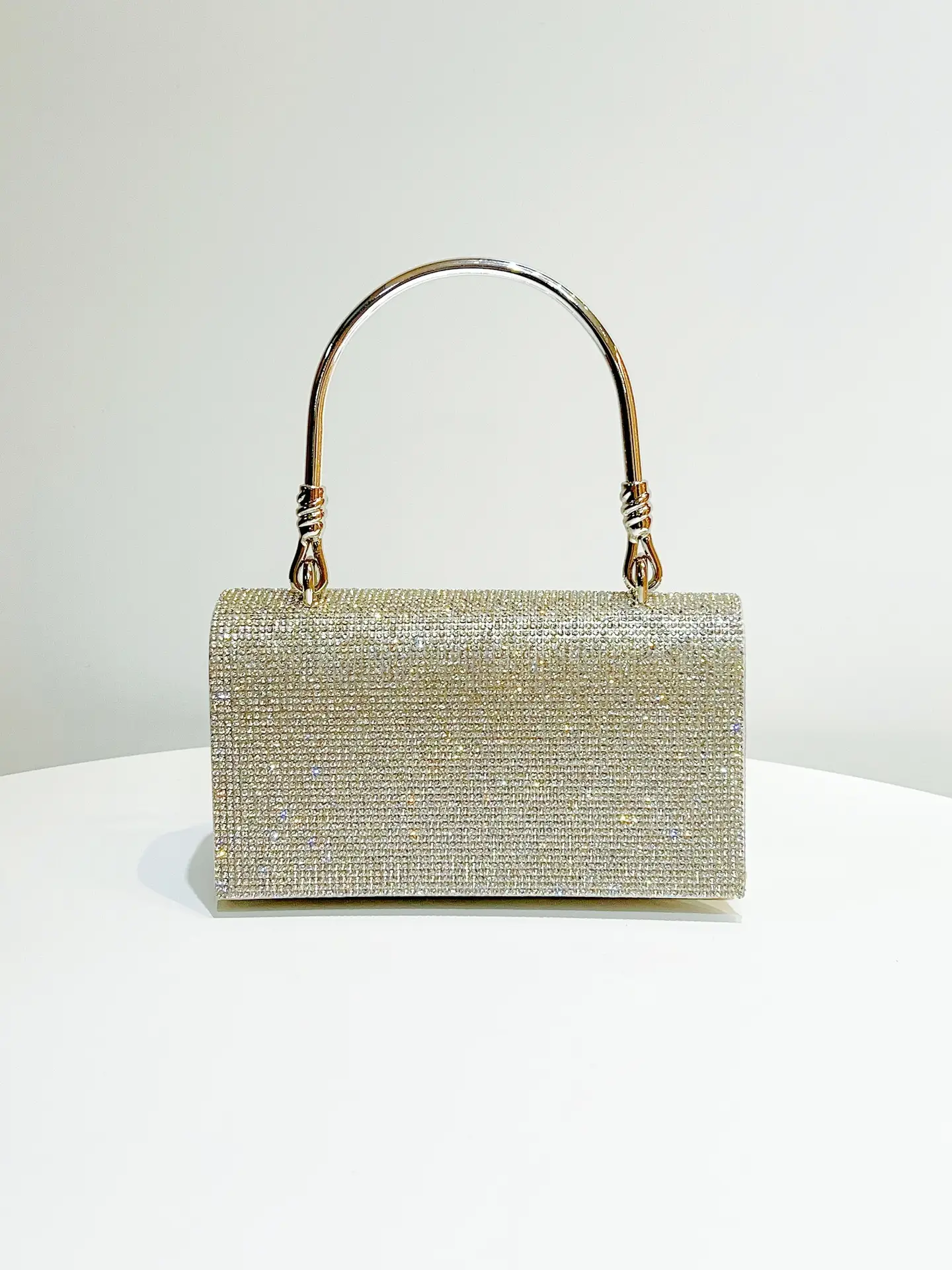 Full Diamond Shiny Gold Handbag for Women — feature 24