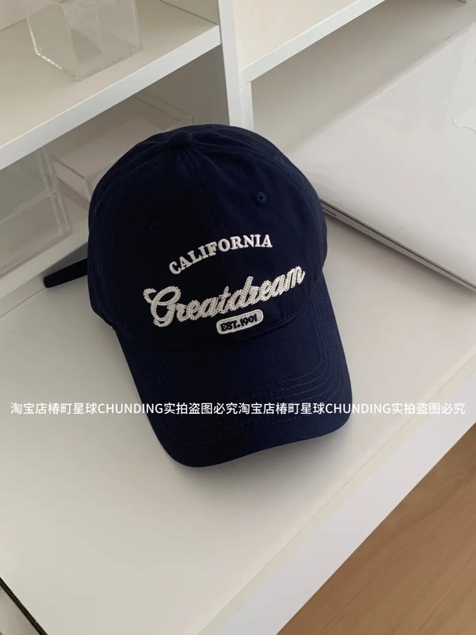 Red California Big Head Baseball Cap for Women - Image 2