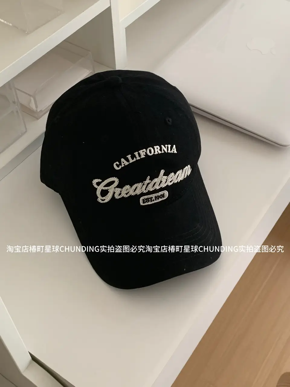 Red California Big Head Baseball Cap for Women - Image 3