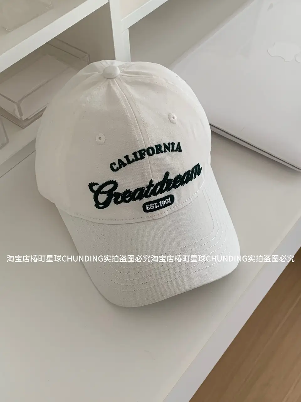 Red California Big Head Baseball Cap for Women - Image 4