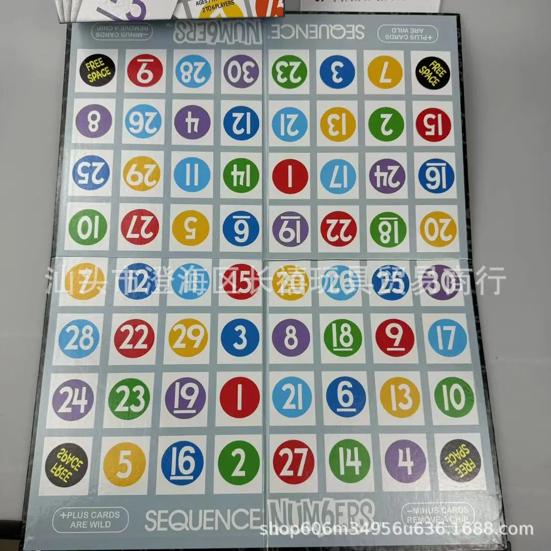 Cross-Border English, Spanish and German Number Game Sequence Digital Animal Poker Card Sequence Game — feature 13