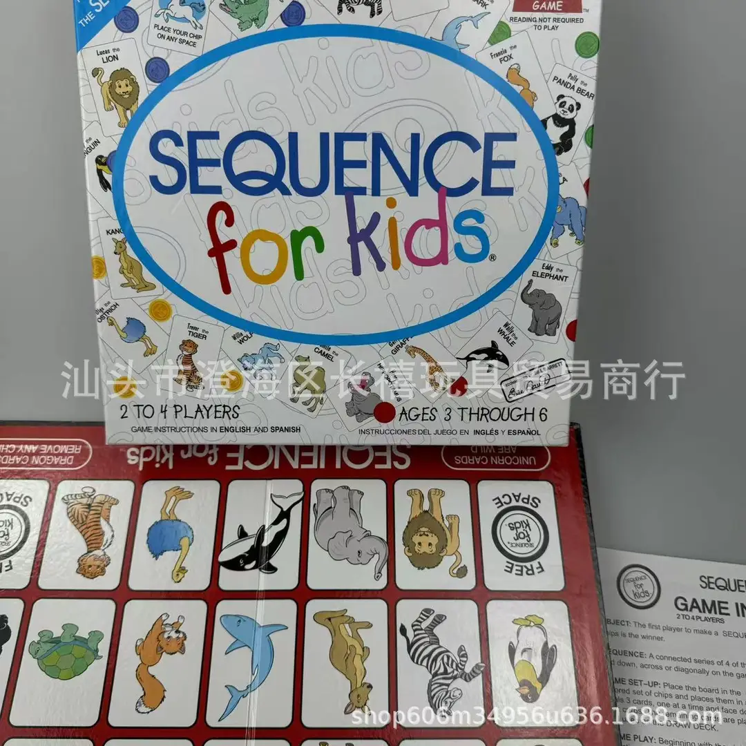 Cross-Border English, Spanish and German Number Game Sequence Digital Animal Poker Card Sequence Game — feature 16